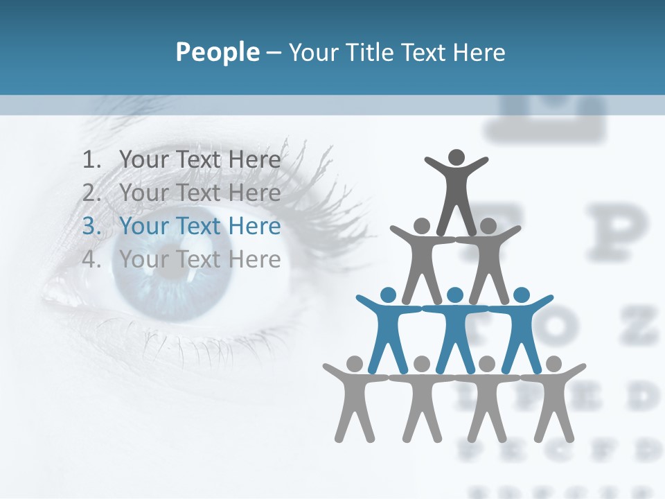 Number View Lens PowerPoint Template