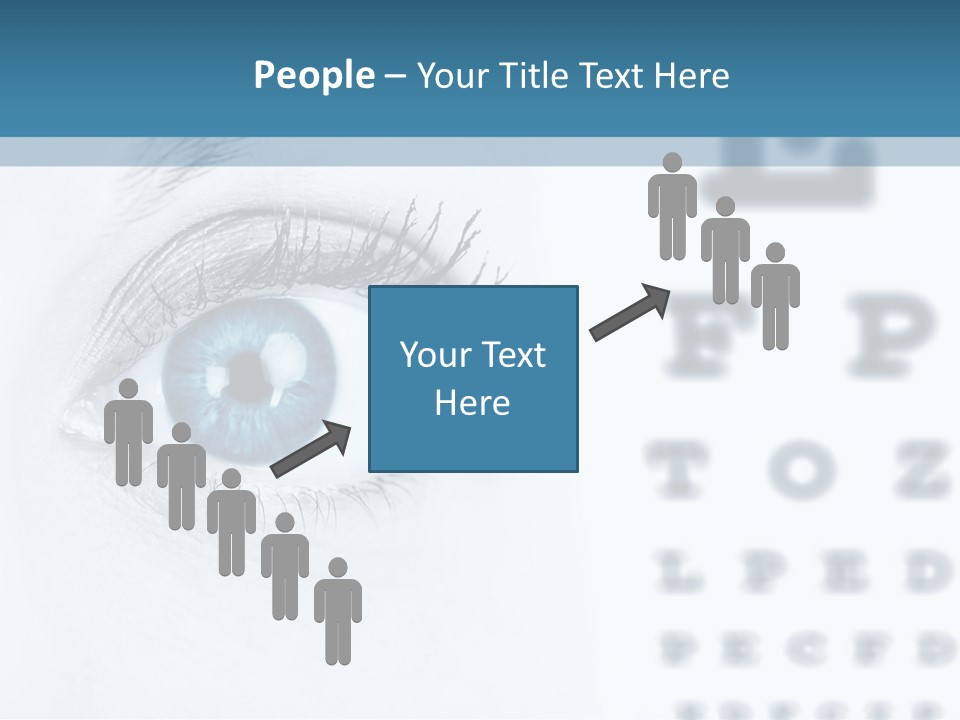 Number View Lens PowerPoint Template