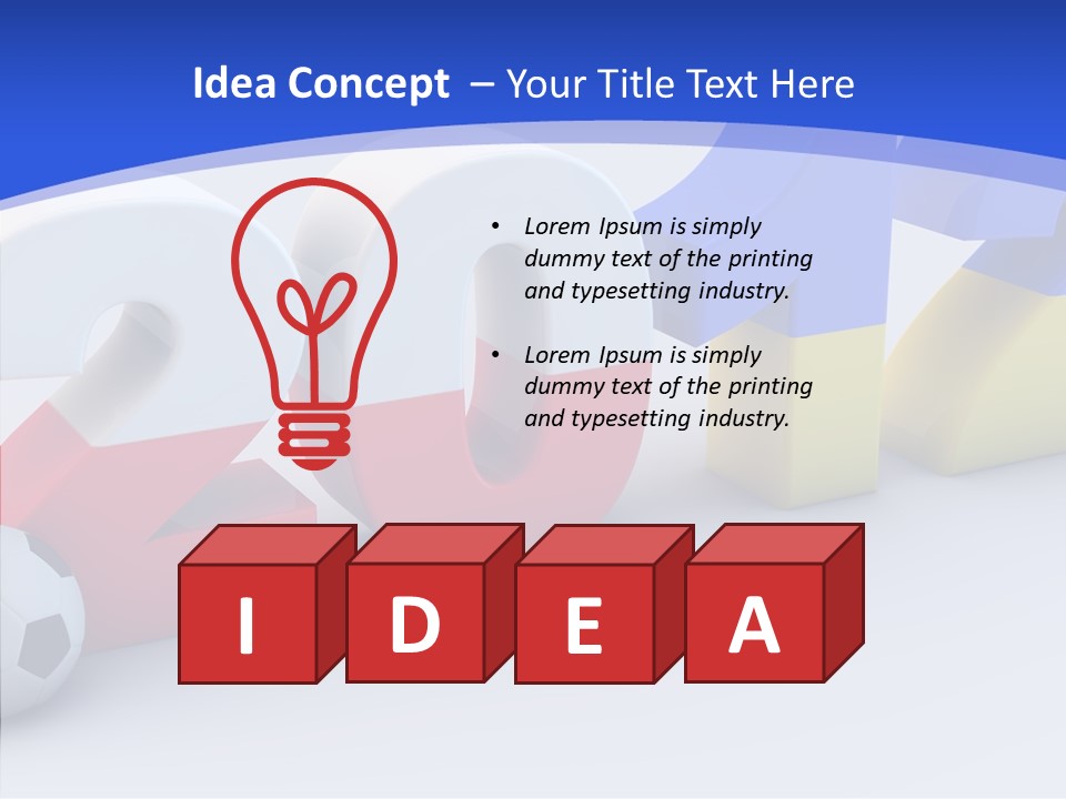 Soccer  Europe PowerPoint Template