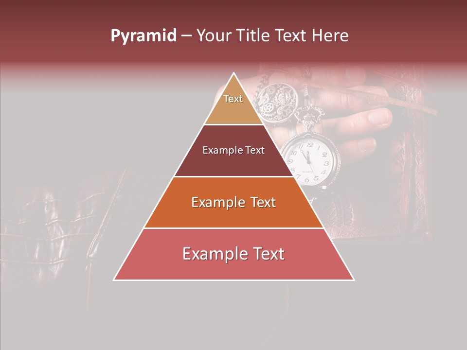 Omnibus Brown Leather Jacket PowerPoint Template