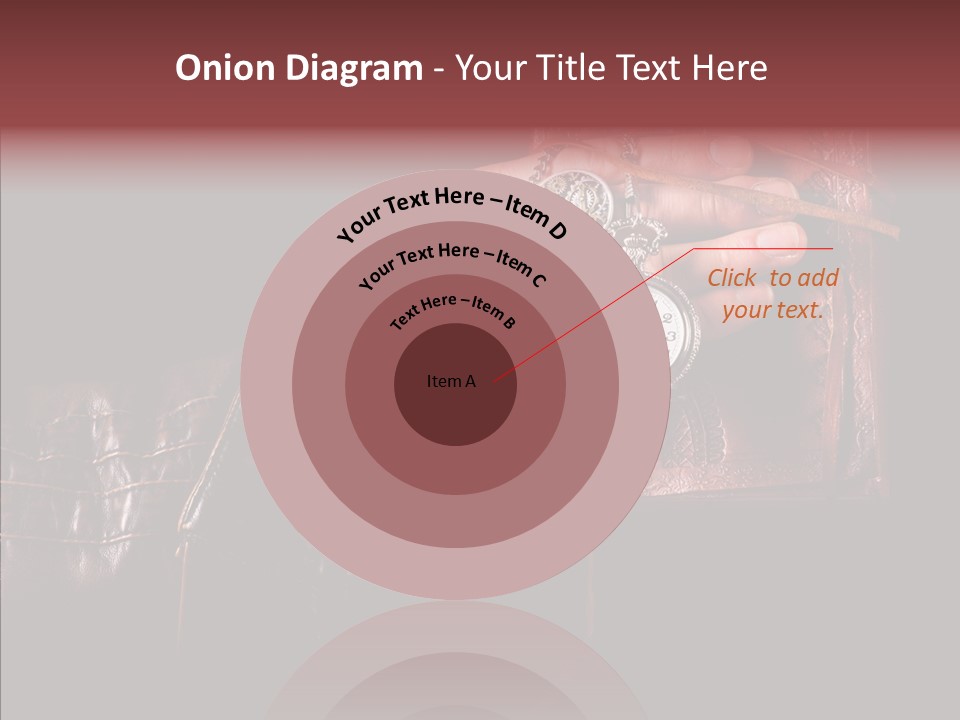 Omnibus Brown Leather Jacket PowerPoint Template