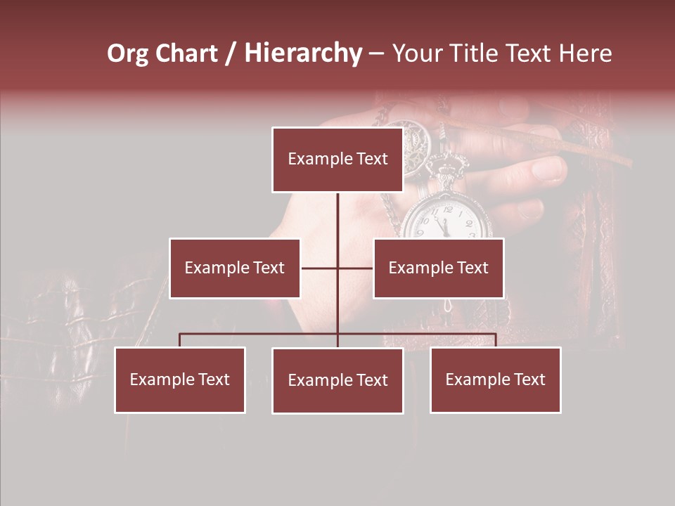 Omnibus Brown Leather Jacket PowerPoint Template