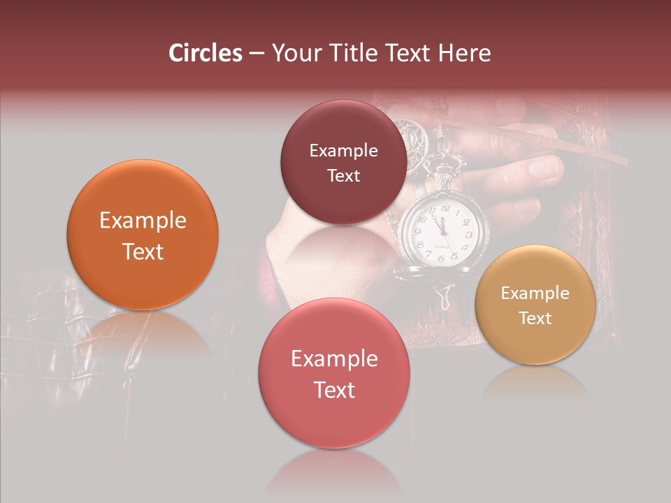 Omnibus Brown Leather Jacket PowerPoint Template