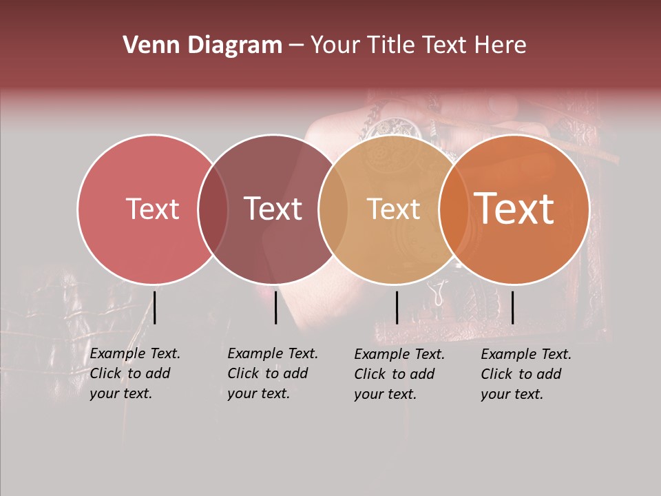 Omnibus Brown Leather Jacket PowerPoint Template