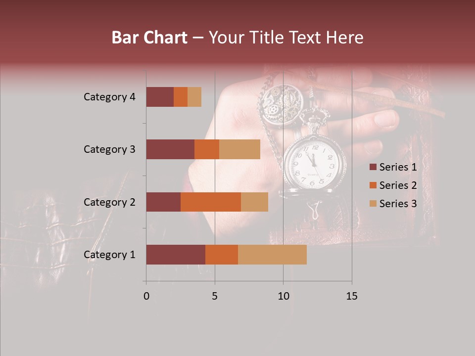 Omnibus Brown Leather Jacket PowerPoint Template