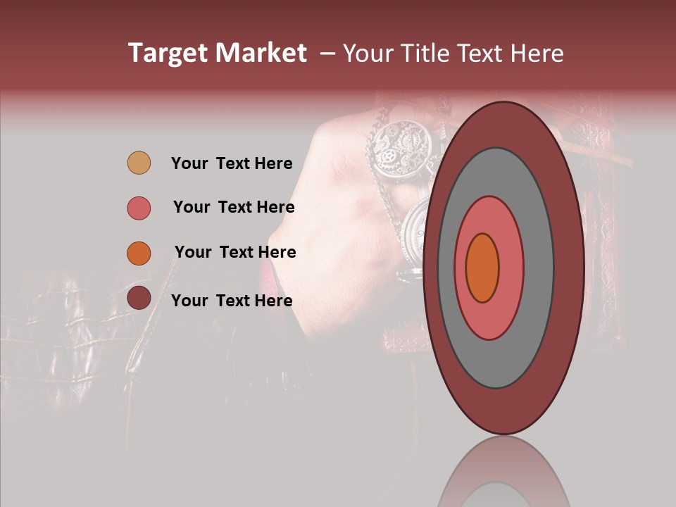 Omnibus Brown Leather Jacket PowerPoint Template