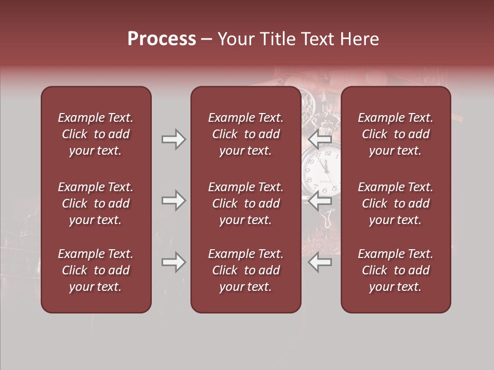 Omnibus Brown Leather Jacket PowerPoint Template