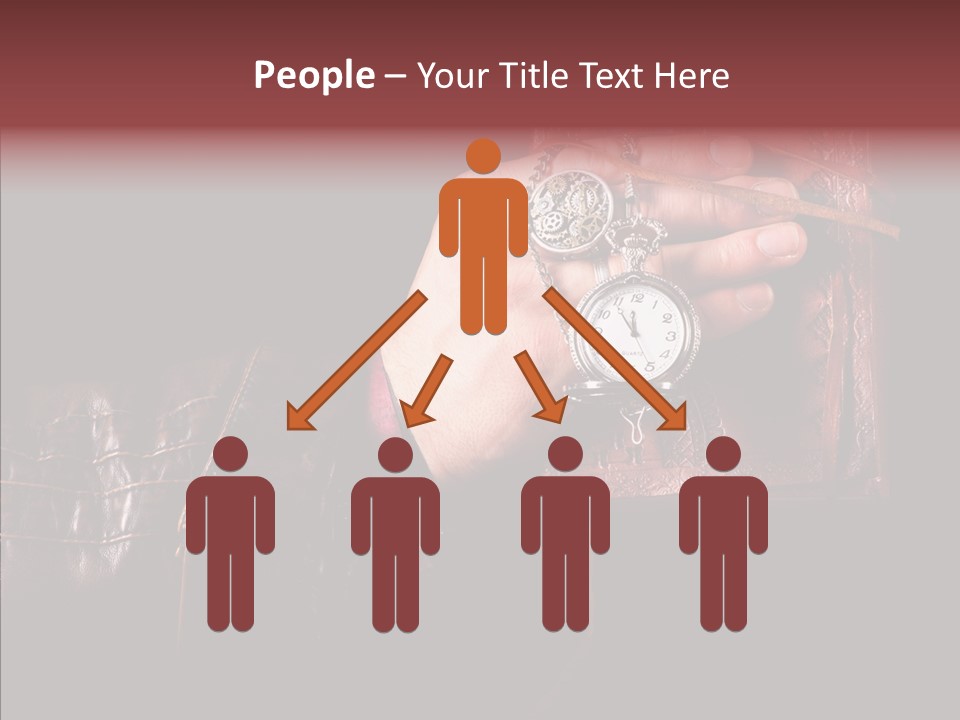 Omnibus Brown Leather Jacket PowerPoint Template