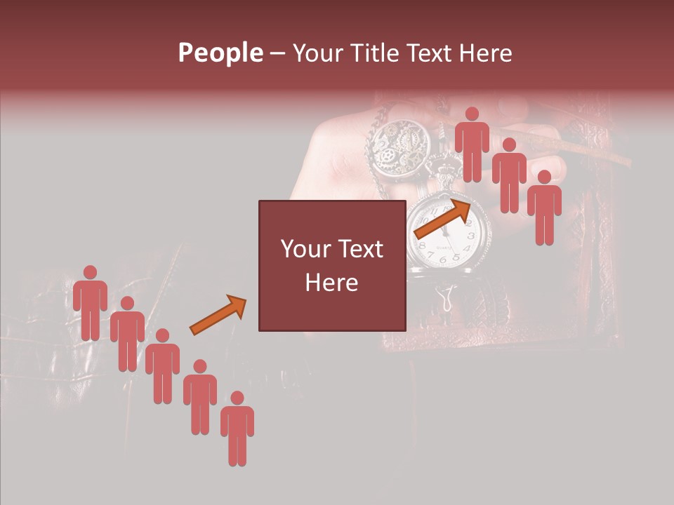 Omnibus Brown Leather Jacket PowerPoint Template