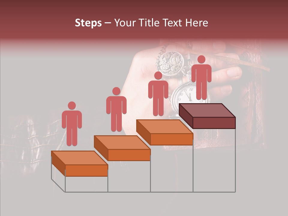 Omnibus Brown Leather Jacket PowerPoint Template