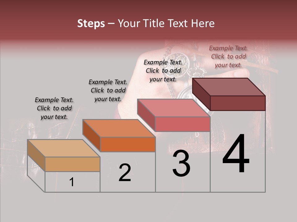 Omnibus Brown Leather Jacket PowerPoint Template