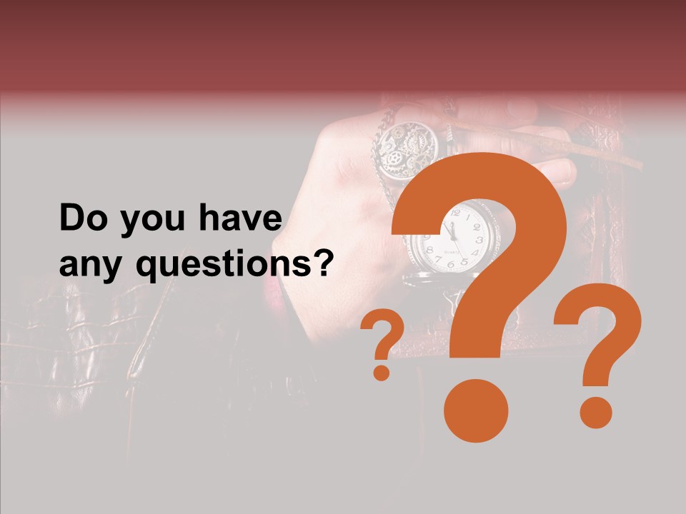 Omnibus Brown Leather Jacket PowerPoint Template