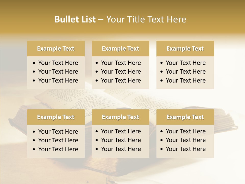 Background Reading Old PowerPoint Template