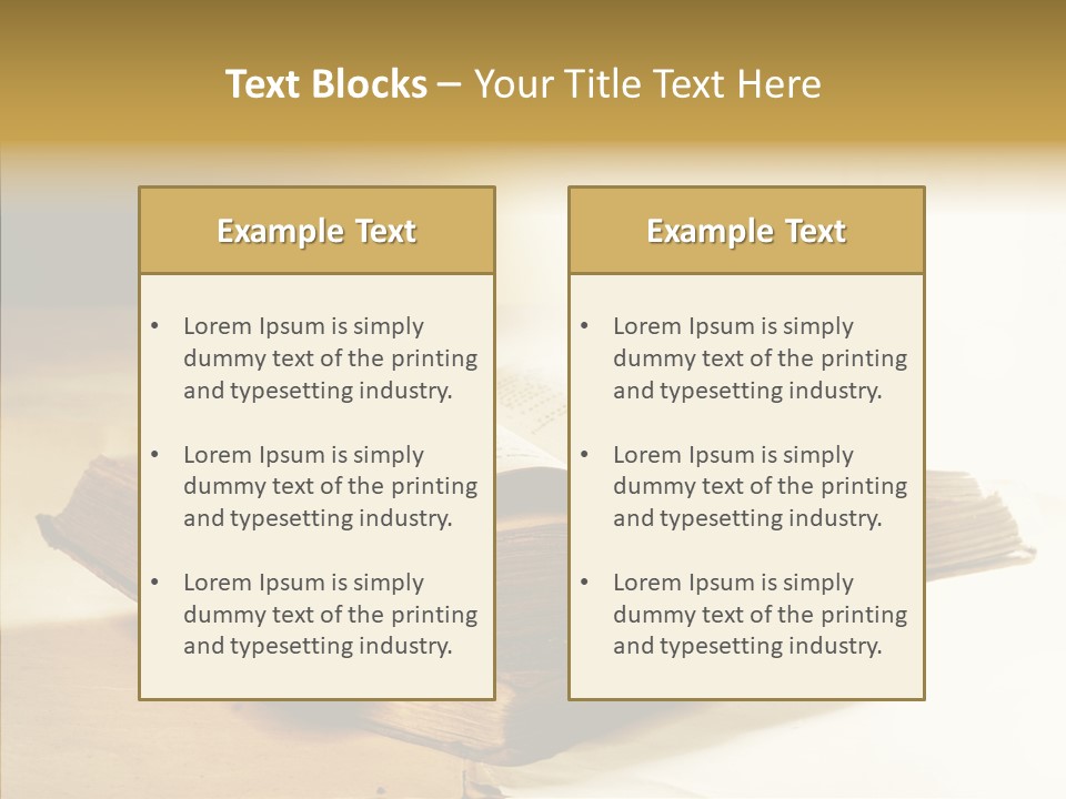 Background Reading Old PowerPoint Template