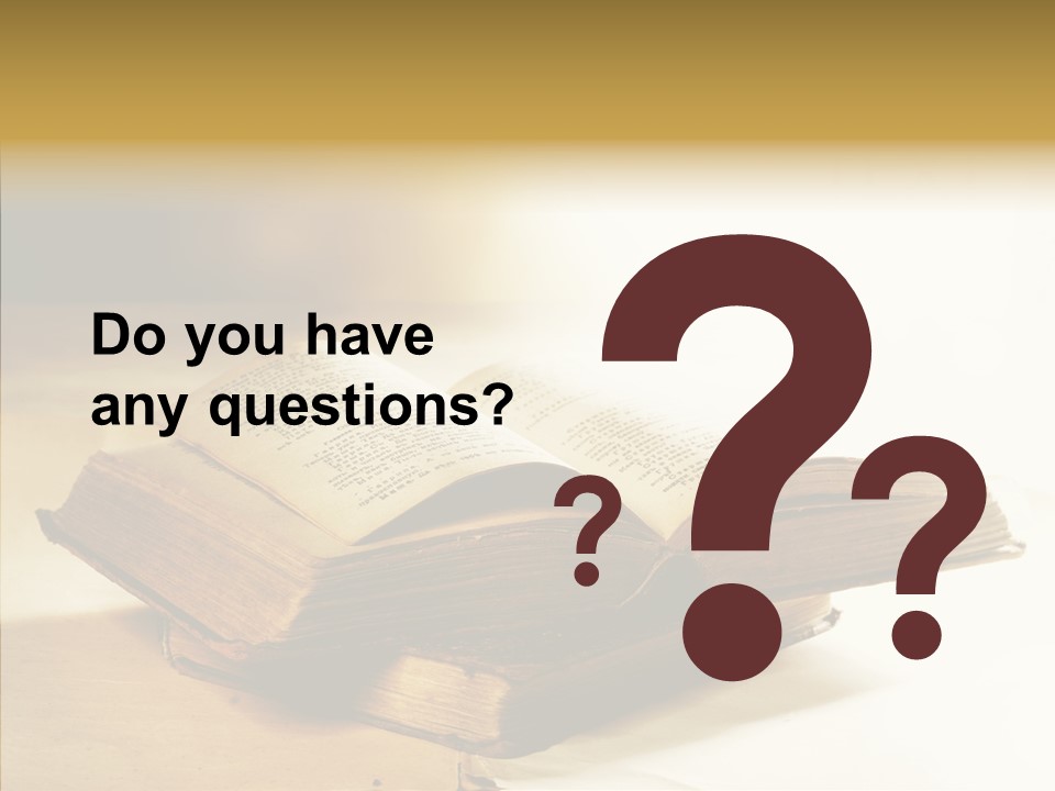 Background Reading Old PowerPoint Template