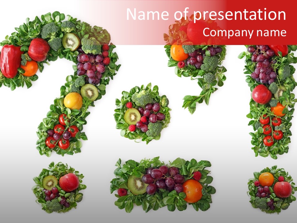 Question Full Grape PowerPoint Template