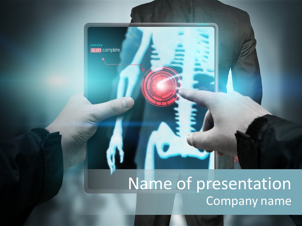 Computer Test Results PowerPoint Template