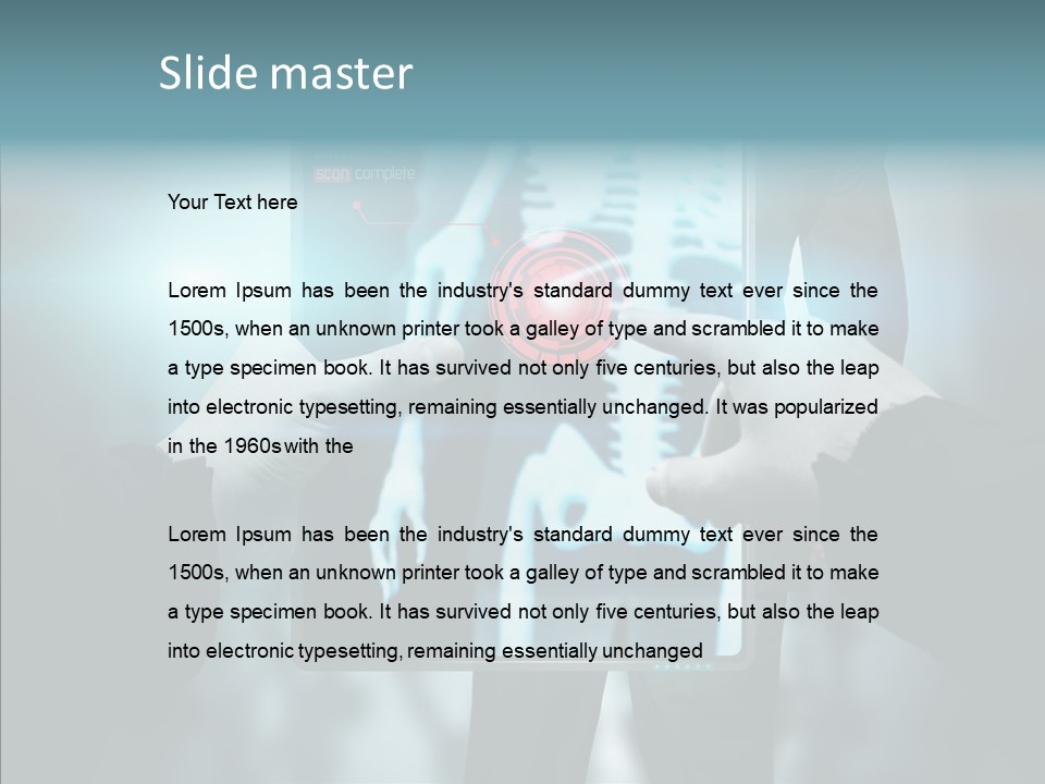 Computer Test Results PowerPoint Template