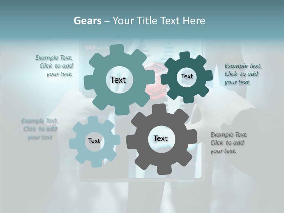 Computer Test Results PowerPoint Template