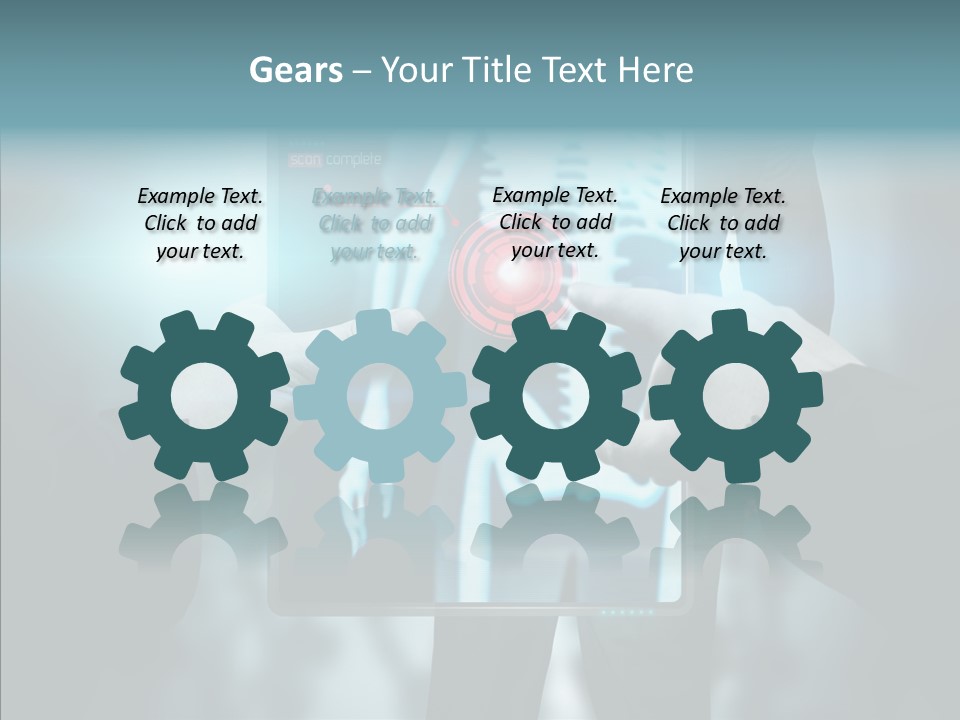 Computer Test Results PowerPoint Template