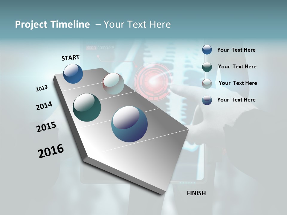 Computer Test Results PowerPoint Template
