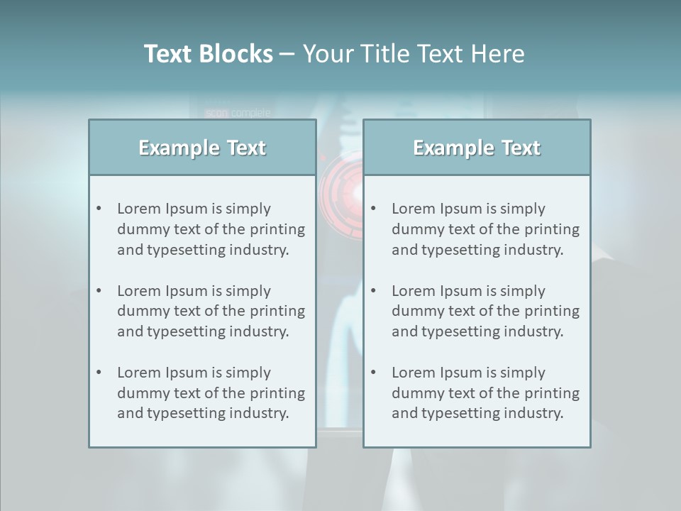 Computer Test Results PowerPoint Template