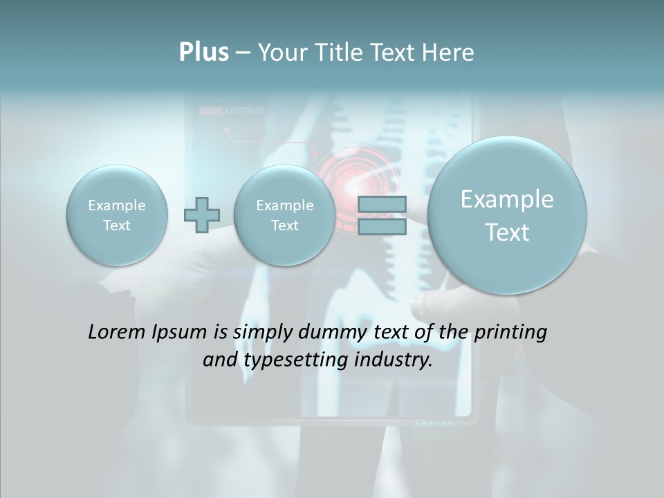 Computer Test Results PowerPoint Template