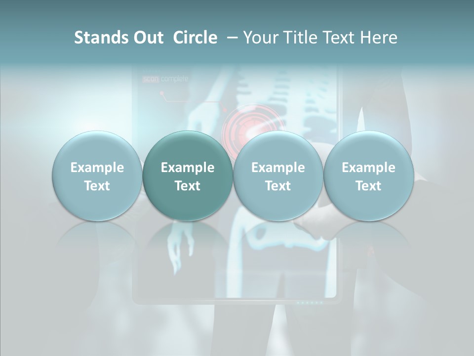 Computer Test Results PowerPoint Template