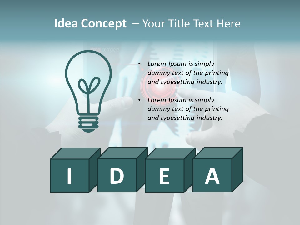 Computer Test Results PowerPoint Template