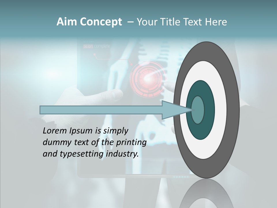 Computer Test Results PowerPoint Template