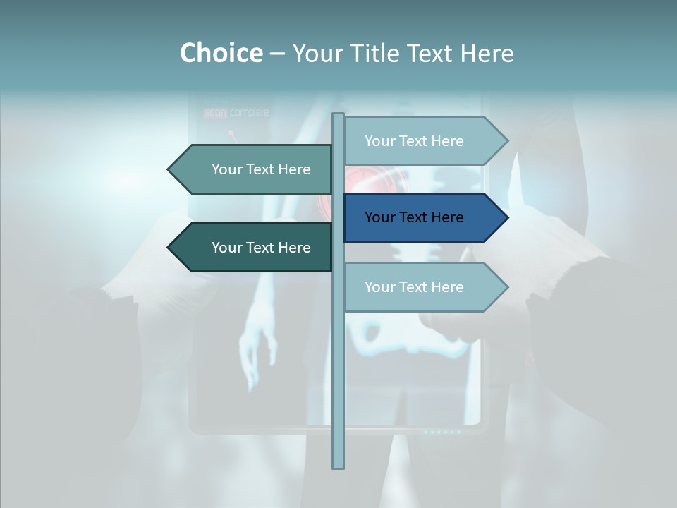 Computer Test Results PowerPoint Template