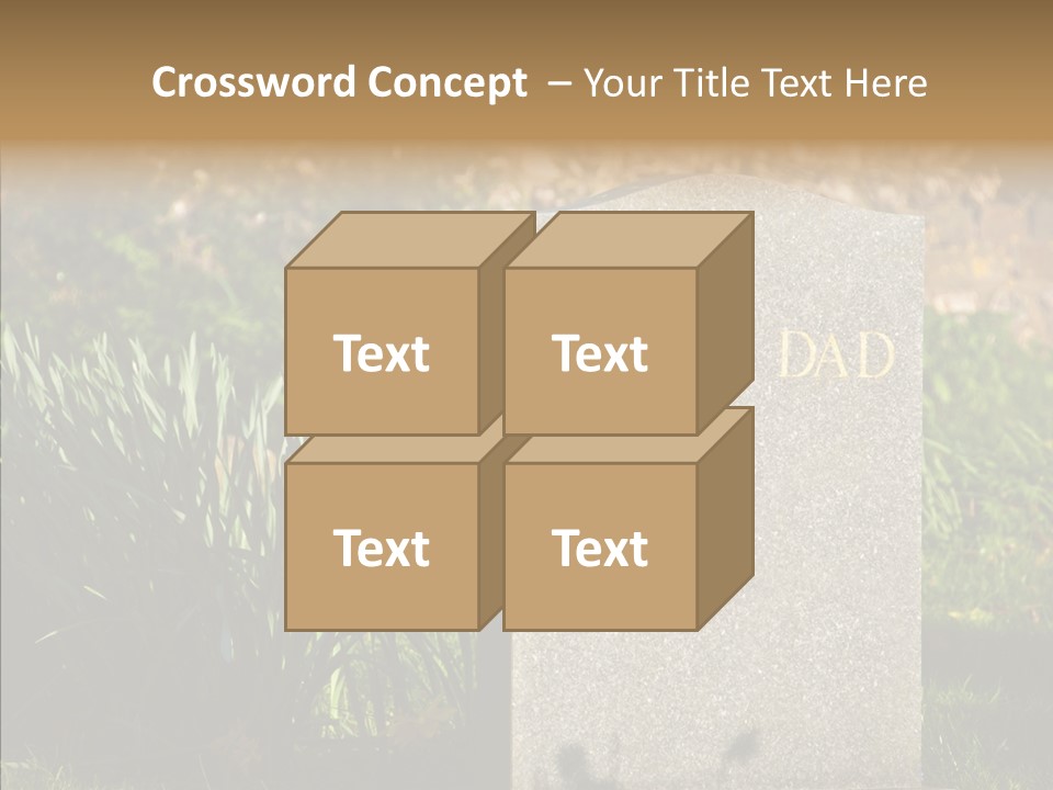 Dead Mom Dad PowerPoint Template