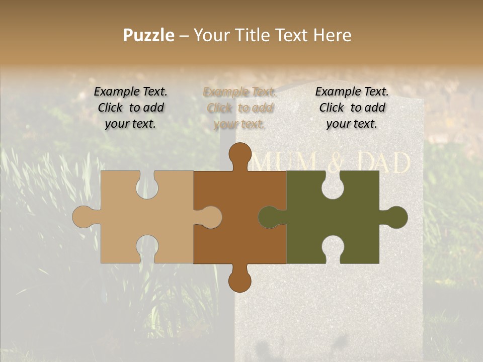 Dead Mom Dad PowerPoint Template