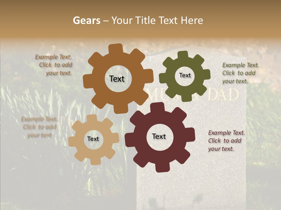 Dead Mom Dad PowerPoint Template