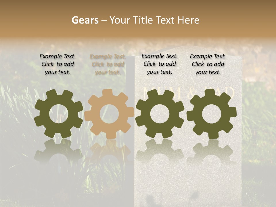 Dead Mom Dad PowerPoint Template