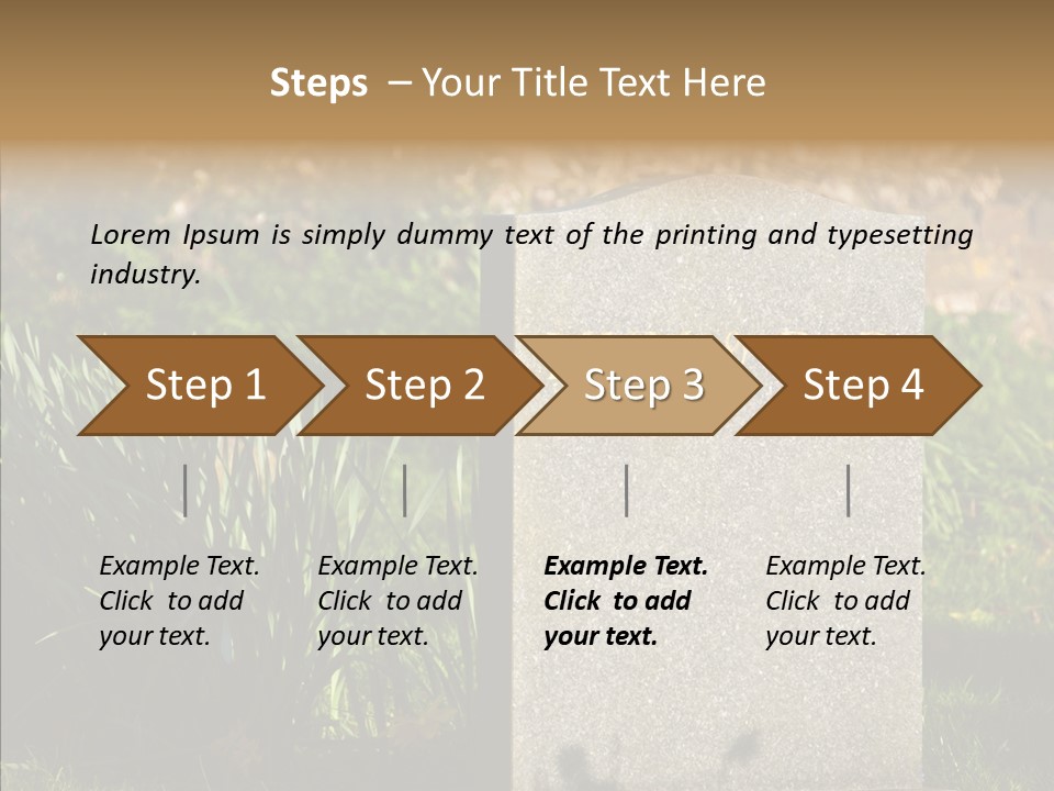 Dead Mom Dad PowerPoint Template