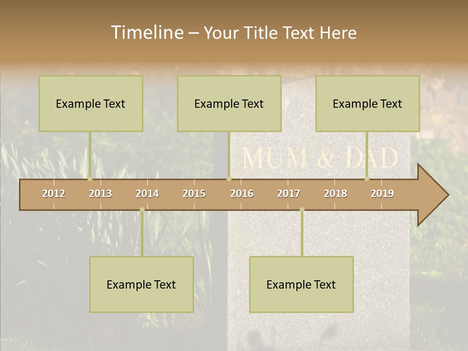 Dead Mom Dad PowerPoint Template