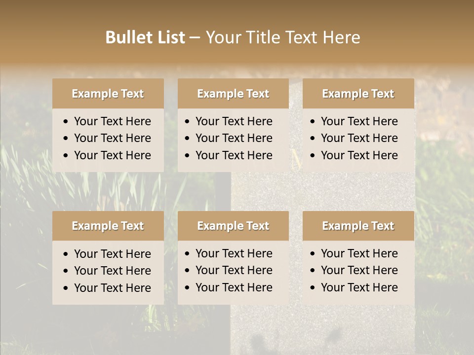 Dead Mom Dad PowerPoint Template