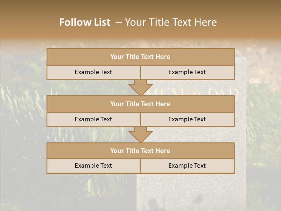 Dead Mom Dad PowerPoint Template