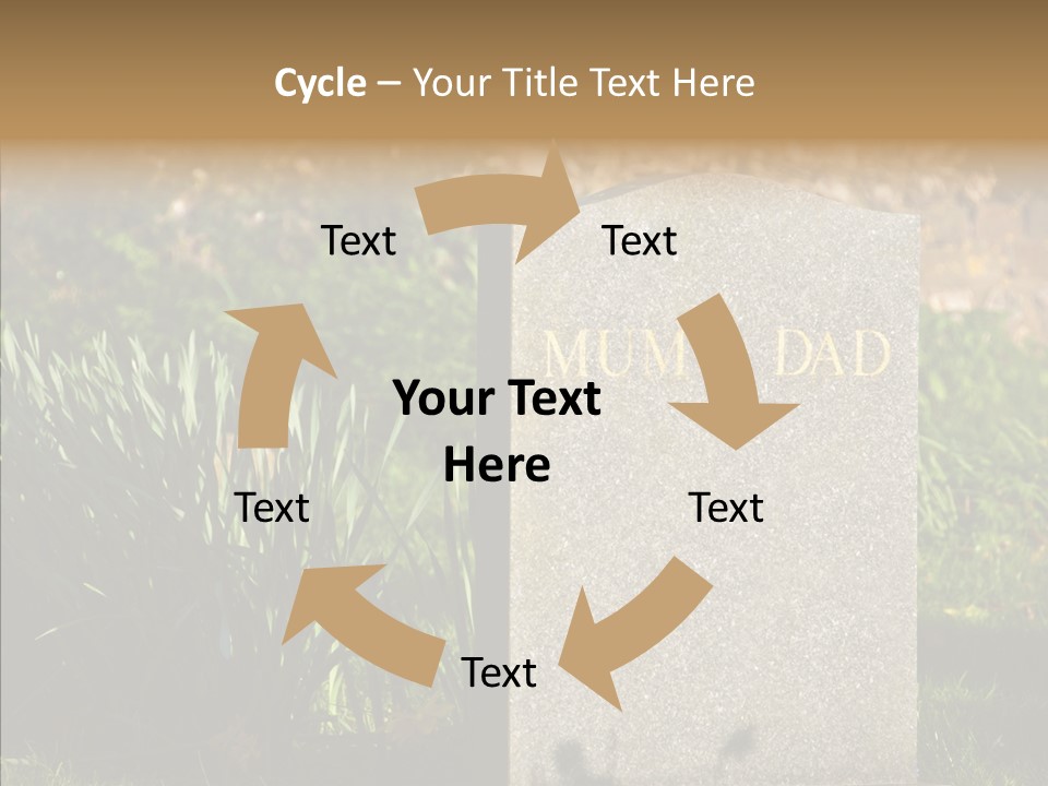 Dead Mom Dad PowerPoint Template