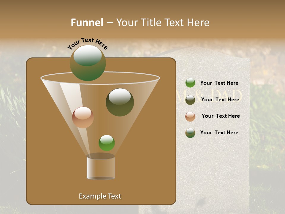 Dead Mom Dad PowerPoint Template