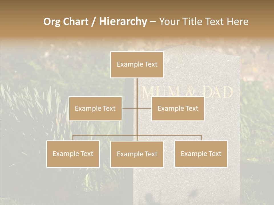 Dead Mom Dad PowerPoint Template