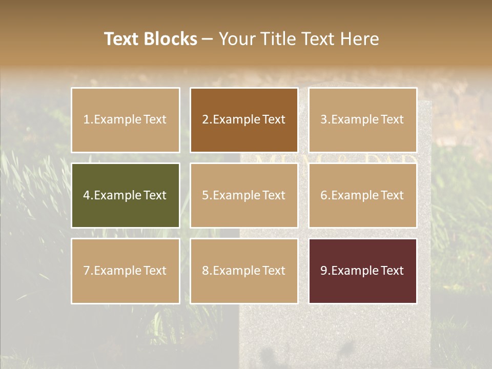 Dead Mom Dad PowerPoint Template