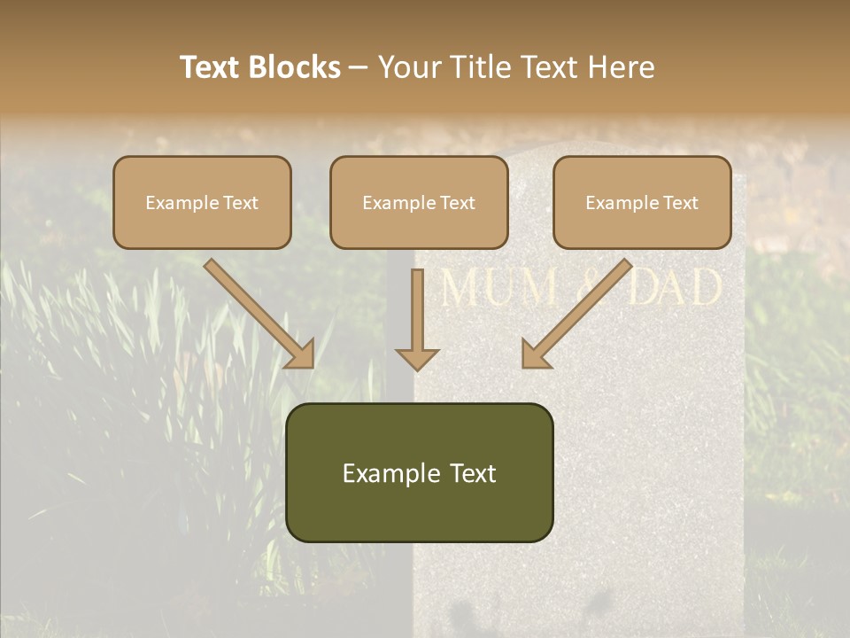 Dead Mom Dad PowerPoint Template