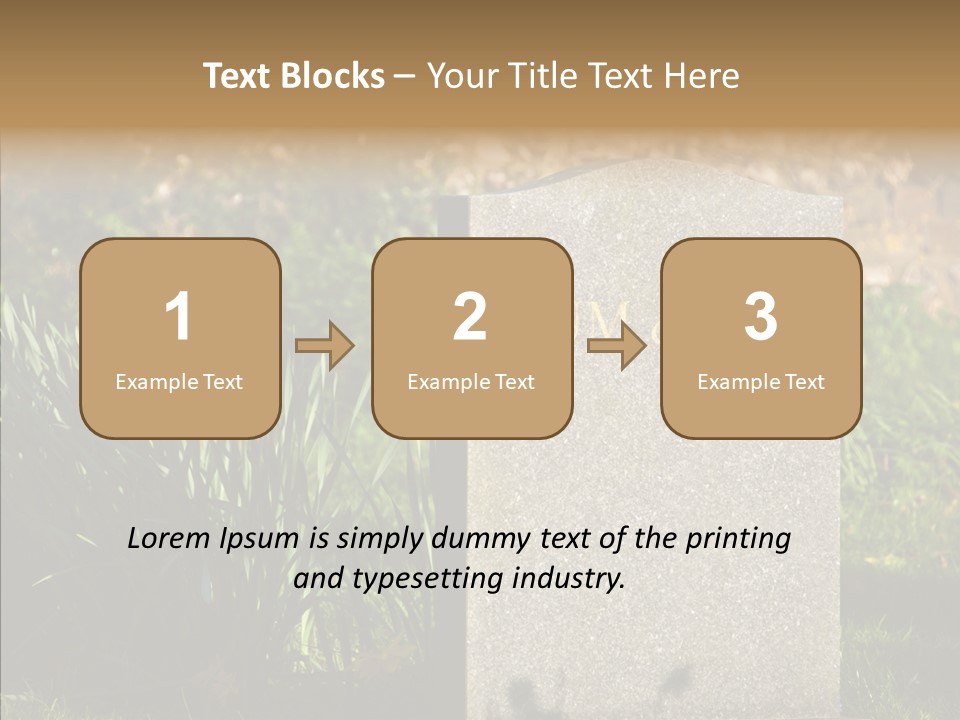 Dead Mom Dad PowerPoint Template