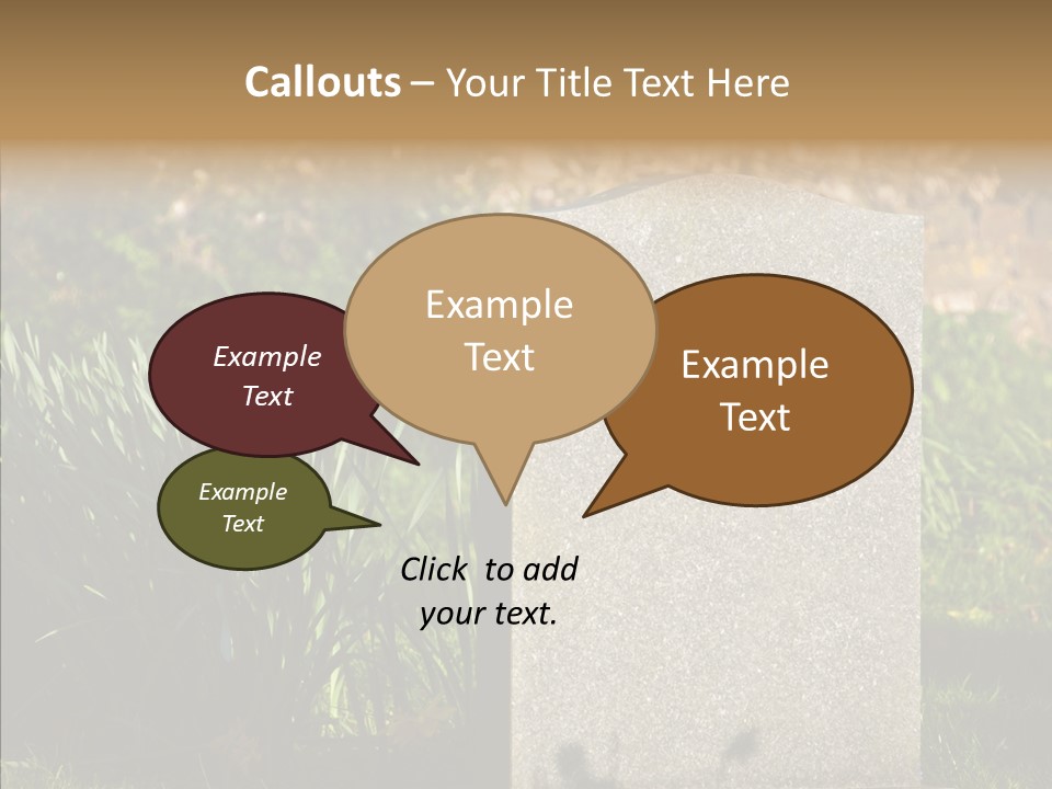Dead Mom Dad PowerPoint Template