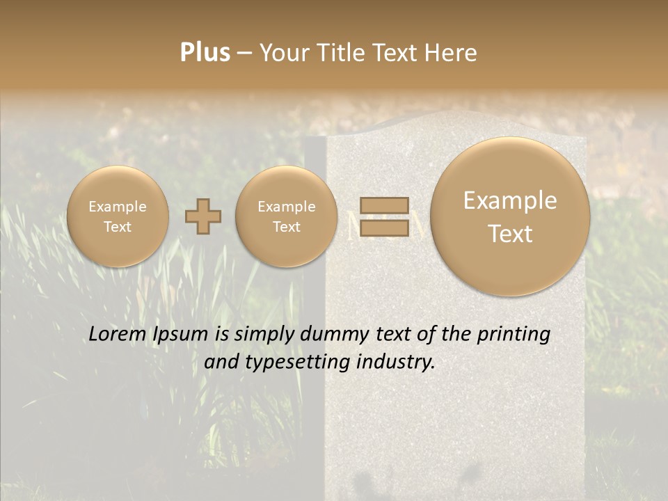 Dead Mom Dad PowerPoint Template