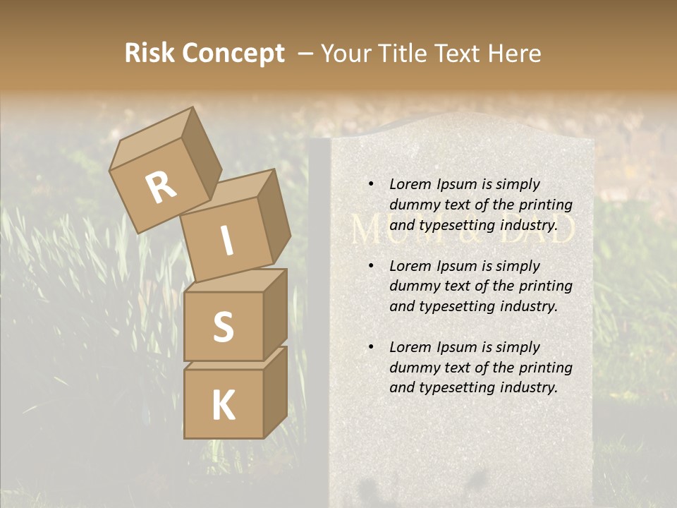 Dead Mom Dad PowerPoint Template