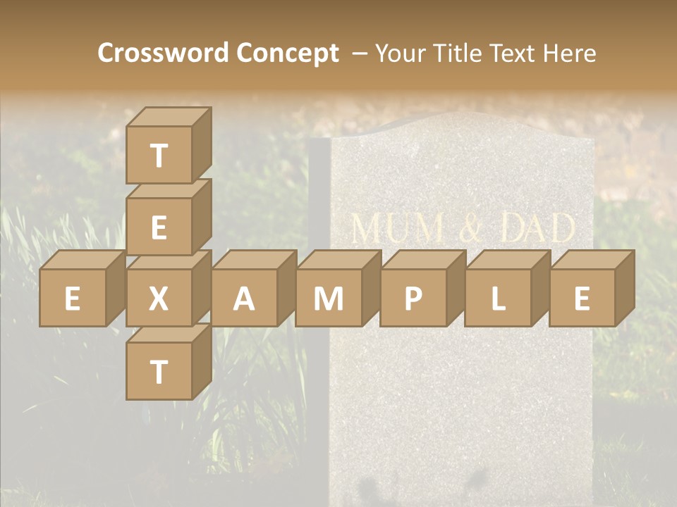 Dead Mom Dad PowerPoint Template