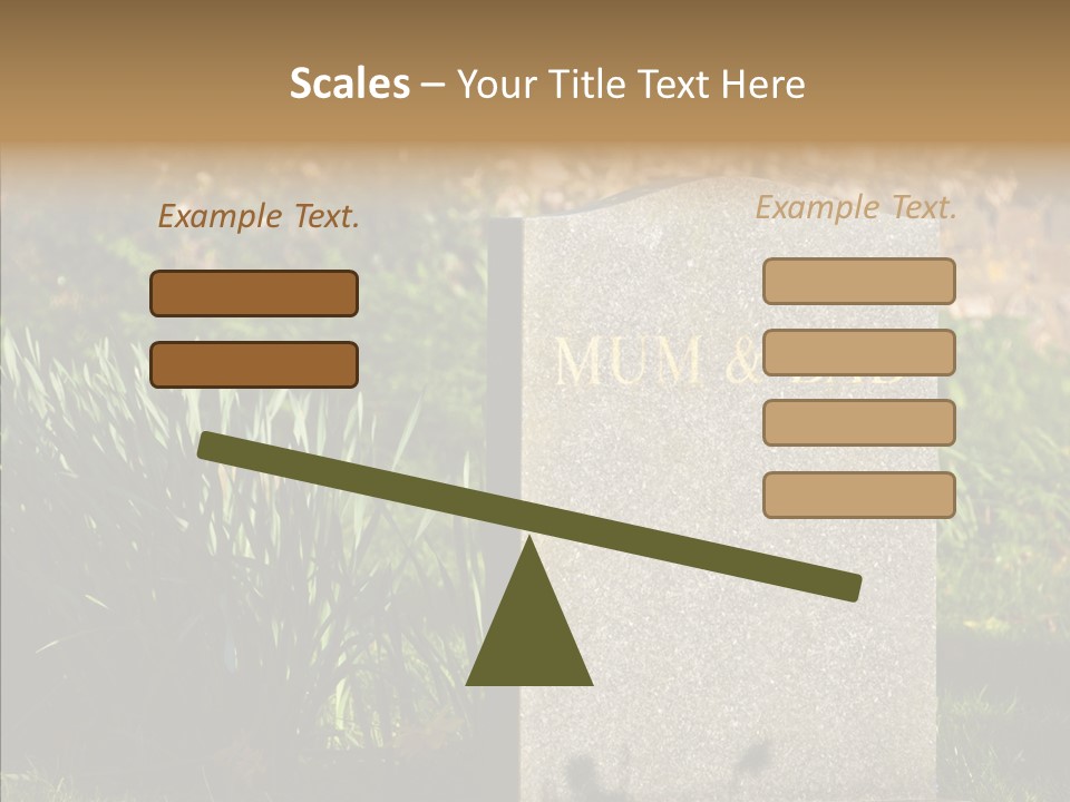 Dead Mom Dad PowerPoint Template